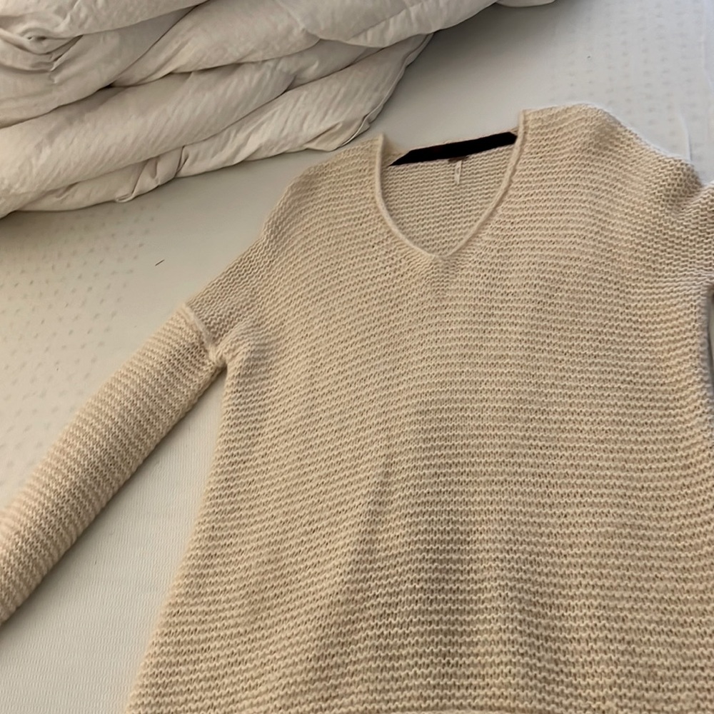 Free people soft chunky knit sweater